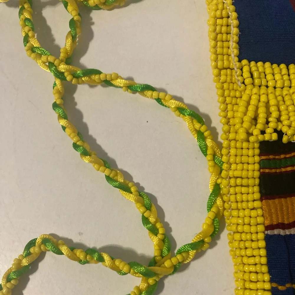 Handy Beaded Crossbody Phone Bag. Made in South Africa.